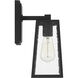 Dunn 1 Light 12 inch Textured Matte Black Outdoor Wall Mount, Medium