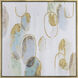 Gizem Gold/Gray/Blue Wall Art