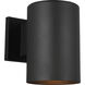 Outdoor Cylinders 1 Light 7.25 inch Black Outdoor Wall Lantern