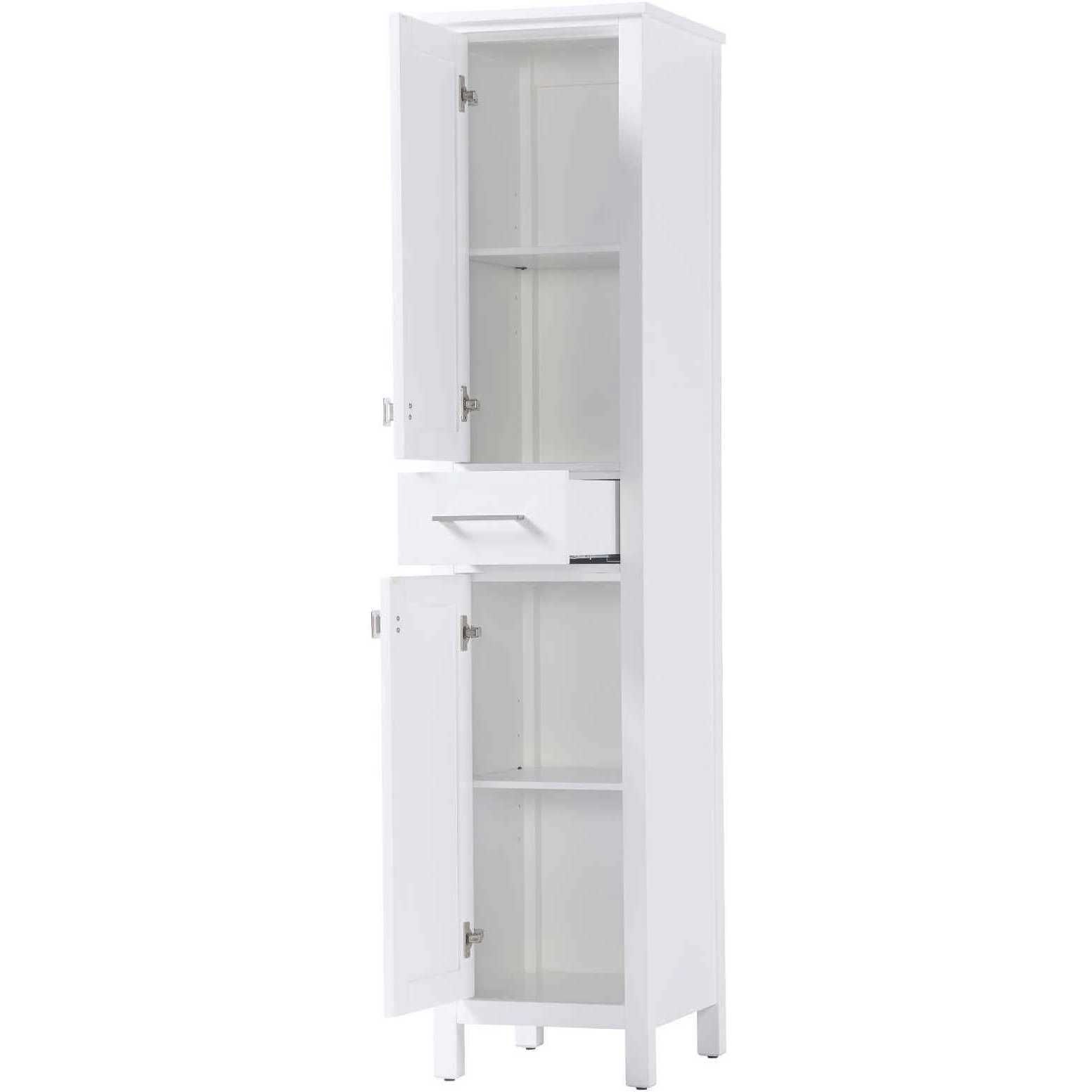 Irene White Bathroom Storage Cabinet