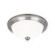 Geary 3 Light 14.5 inch Brushed Nickel Flush Mount Ceiling Light