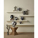 Hadi 23 X 18 inch Natural and Clear Accent Table