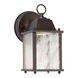 Signature LED 9 inch Antique Bronze Outdoor Wall Light