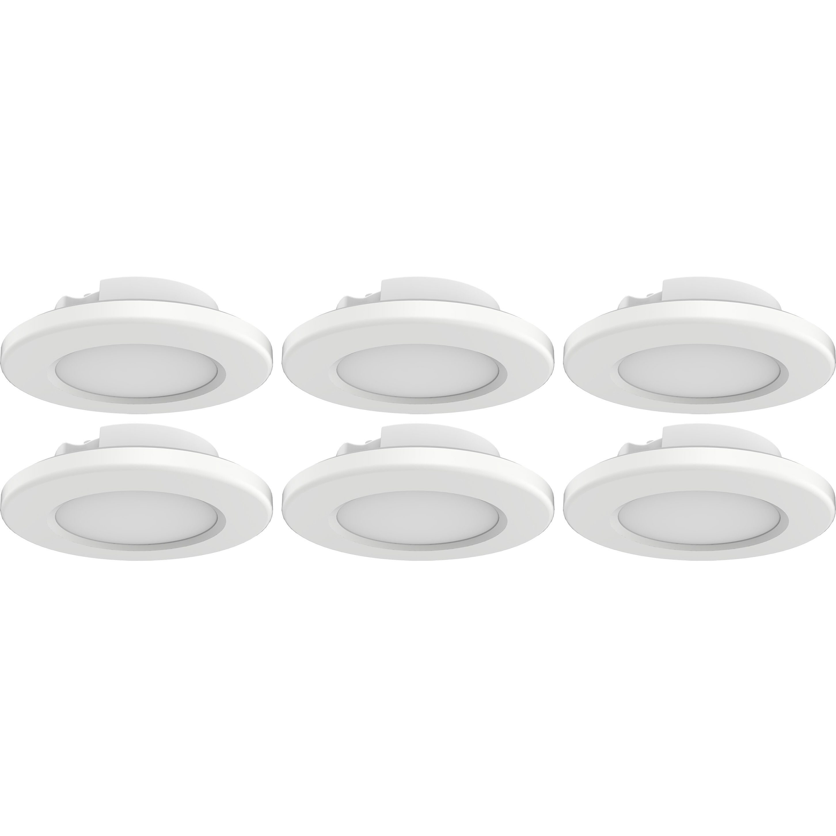 ColorQuick LED 5 inch White Close-to-Ceiling Ceiling Light, Edge Lit