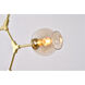 Canada 9 Light 36 inch Gold Chandelier Ceiling Light