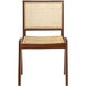 Hague Upholstery: Wheat; Base: Brown Dining Chair