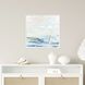 Calm Waters Blue and Green and Metallic and White Canvas, The Studio
