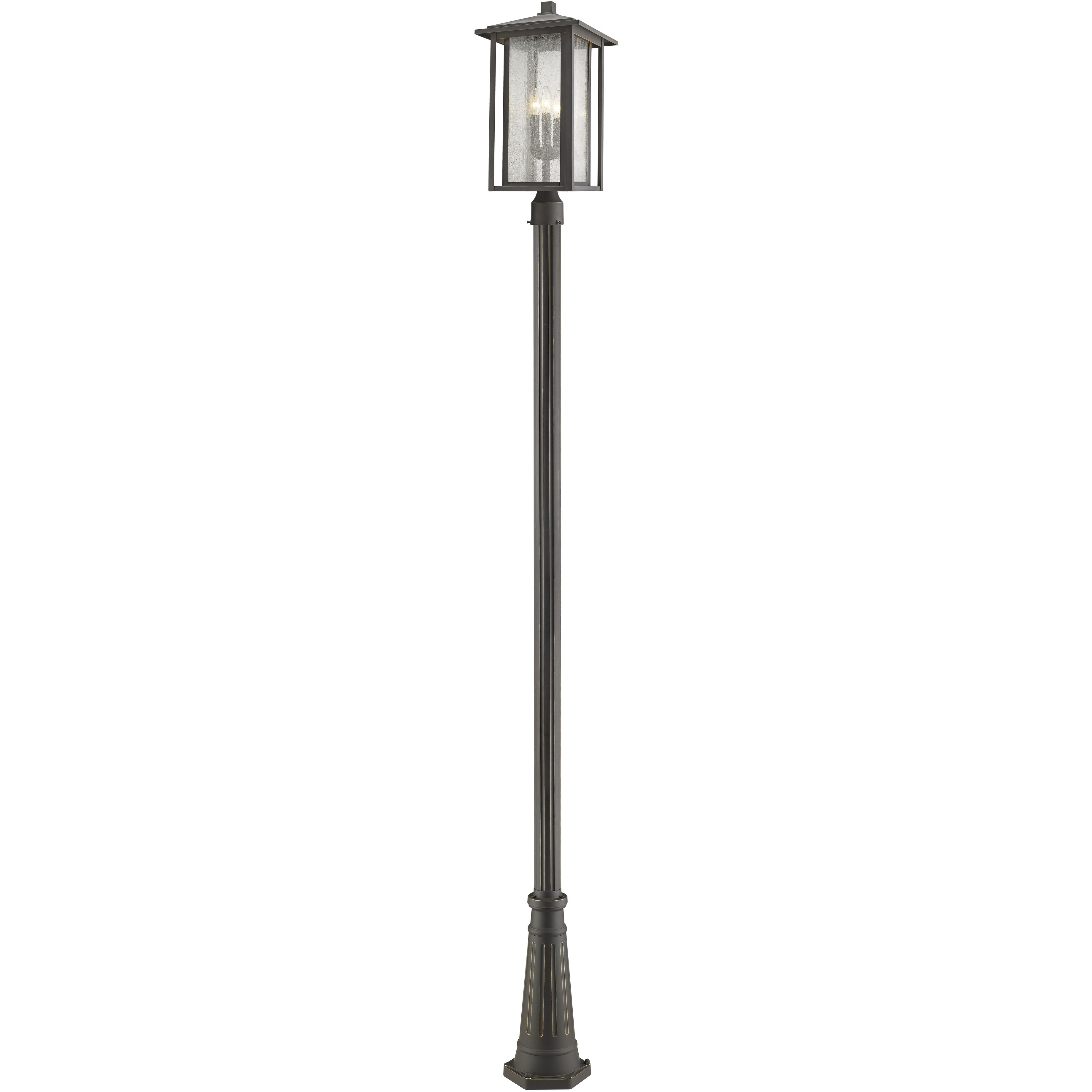Aspen 3 Light 11.00 inch Post Light & Accessory