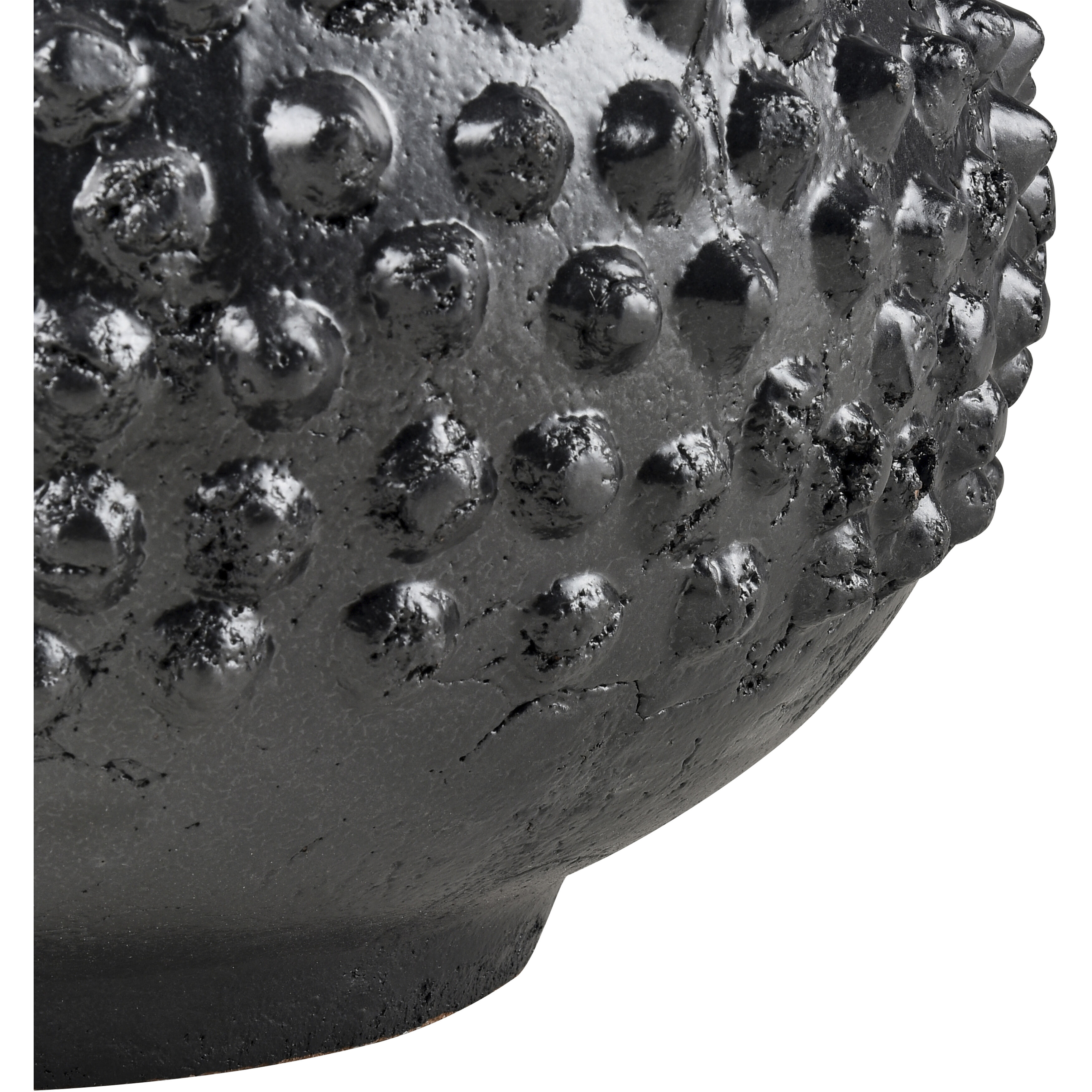 Dorus 12.5 X 9.75 inch Vase in Black