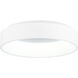 Arenal LED 18 inch White Drum Shade Flush Mount Ceiling Light