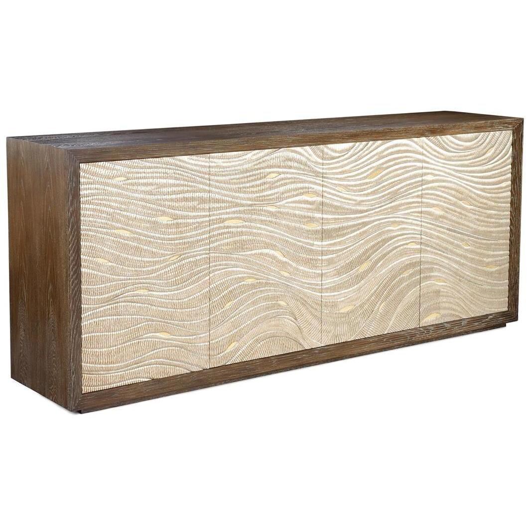 Nagare 90 X 20.5 inch Credenza, 4 Door