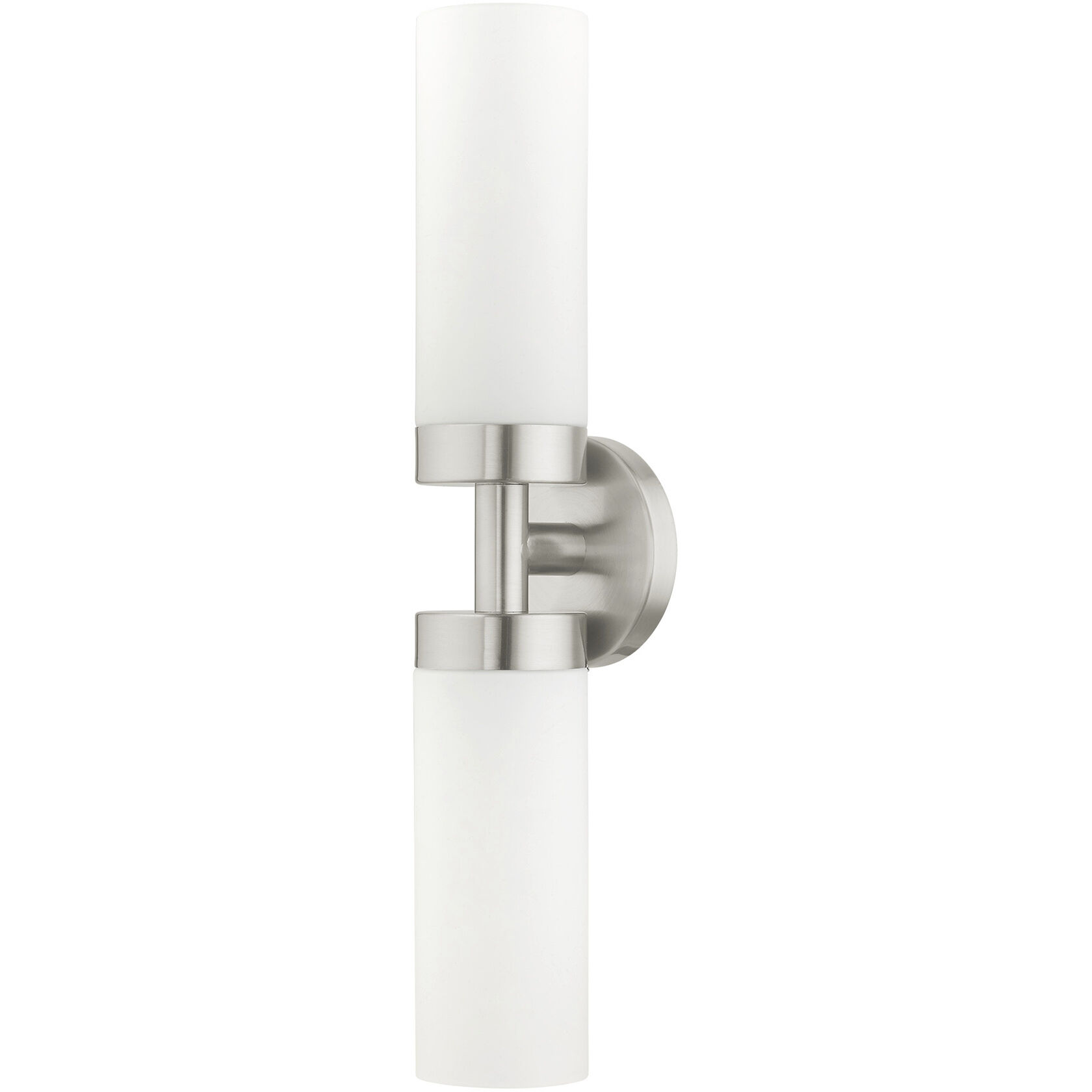Aero 2 Light 19 inch Brushed Nickel ADA Vanity Sconce Wall Light