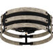Ashburn 3 Light 16.25 inch Earth Black Flush Mount Ceiling Light