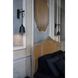 Hooked Wall Light in Graphite / Smoked Bronze