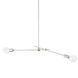 Gale 2 Light Polished Nickel Pendant Ceiling Light