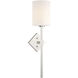 Destin 1 Light 6 inch Polished Nickel Wall Sconce Wall Light, Essentials