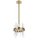 Serena 6 Light 10 inch Satin Gold Pendant Ceiling Light