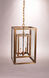 Foyer 2 Light 10 inch Dark Brass Pendant Ceiling Light in Clear Seedy Glass