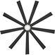 Turbine 80 inch Matte Black Smart Fan