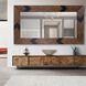 Sierra 87 X 47.25 inch Natural Wood Mirror