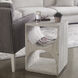 Hans 25 X 18 inch Distressed Ivory Side Table