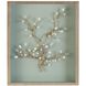 Crystal Arbor II Antiqued Silver Leaf Accent Wall Decor