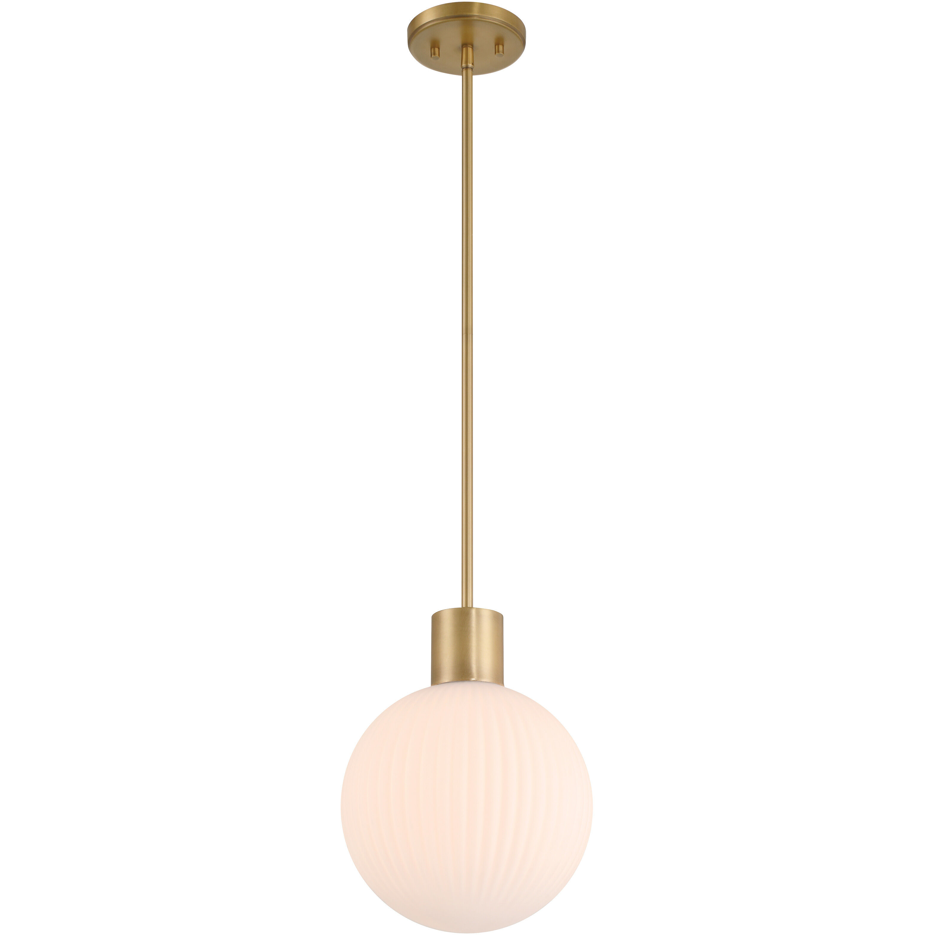 Fenton 1 Light 10 inch Legacy Brass Pendant Ceiling Light