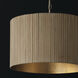 Donovan 3 Light 19.75 inch White Wash and Matte Brass Pendant Ceiling Light