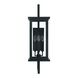 Jordan 4 Light 32.5 inch Textured Black Outdoor Wall Lantern