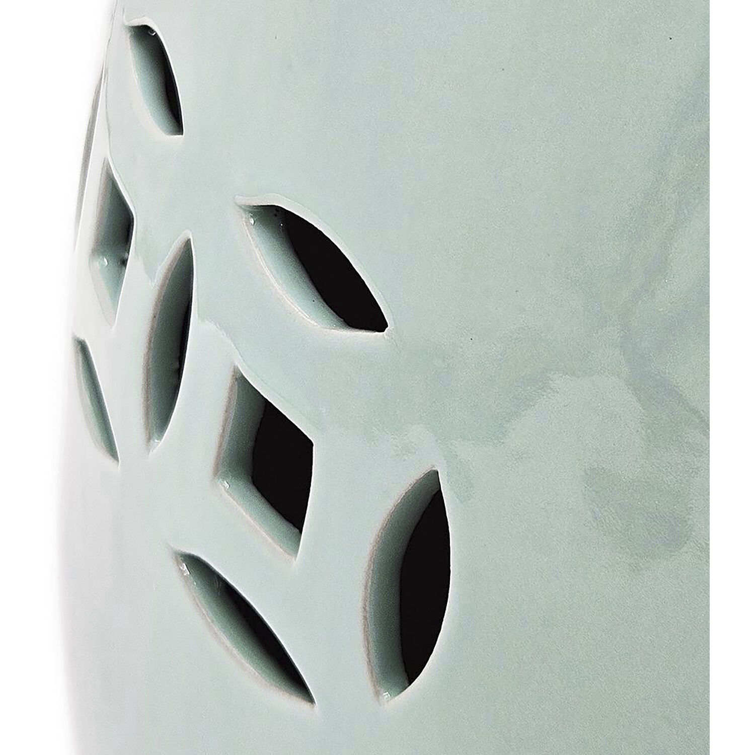 Barrel 17.7 inch Blue Stool