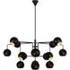 Christiane Lemieux Chaumont 16 Light 48 inch Aged Iron Chandelier Ceiling Light