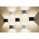 QB 1 Light 4.4 inch White ADA LED Wall Sconce Wall Light