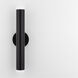Taylor 2 Light Soft Black Wall Sconce Wall Light