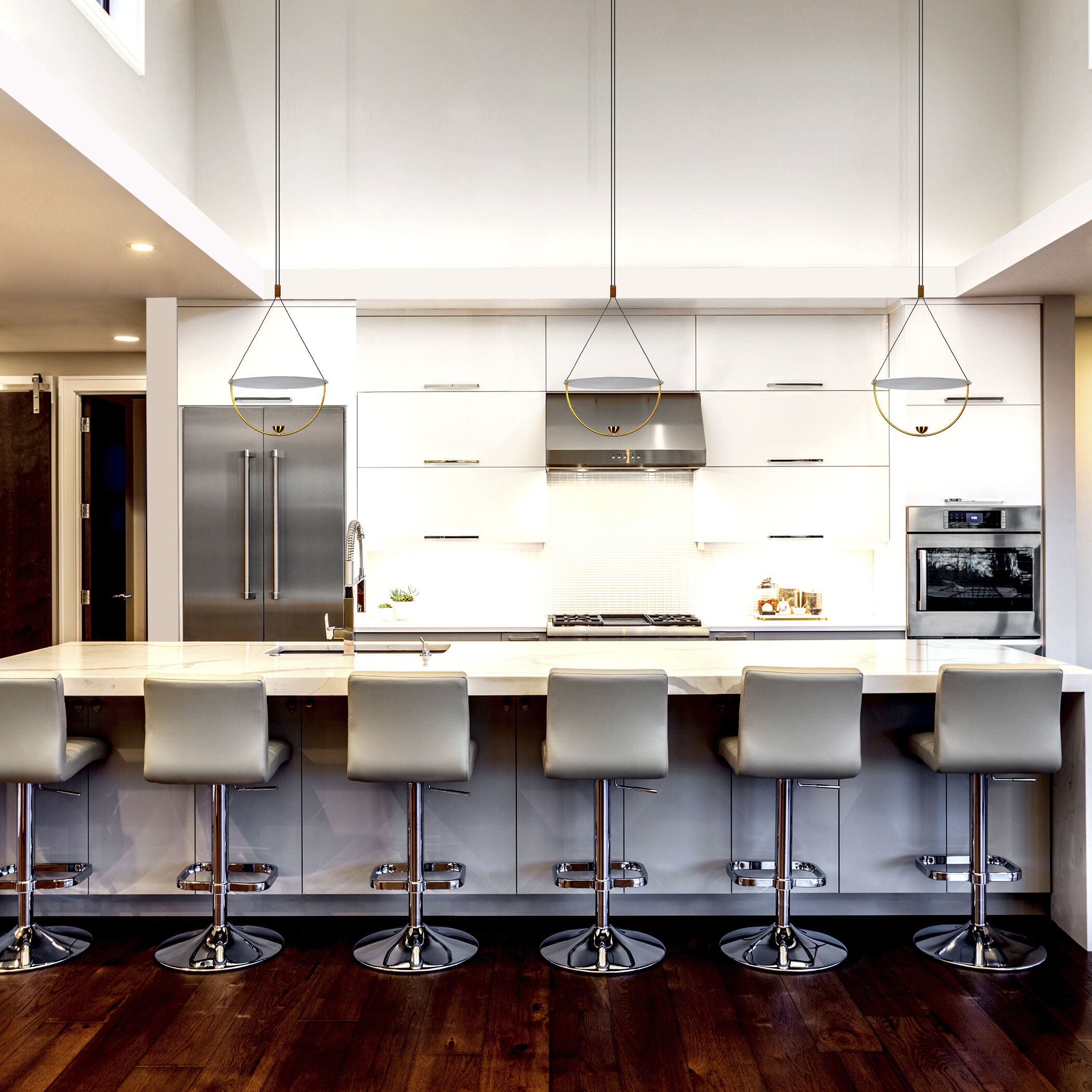 Artisan Collection/COMO Series 15.75 inch Antique Brass Pendant Ceiling Light