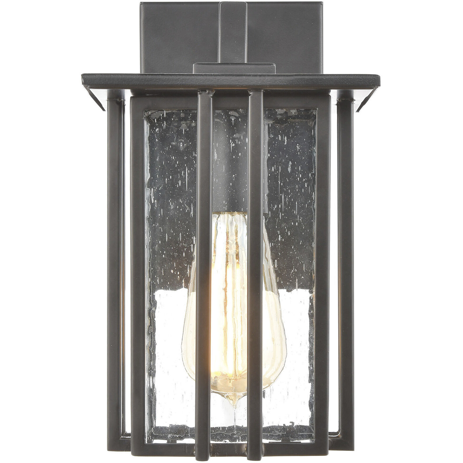 Radnor 1 Light 10 inch Matte Black Outdoor Wall Sconce