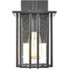 Radnor 1 Light 10 inch Matte Black Outdoor Wall Sconce