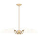 Breton 6 Light 39 inch Modern Gold Chandelier Ceiling Light
