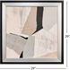 Gray Abstract White and Black and Gray and Neutral Framed Art, Propac