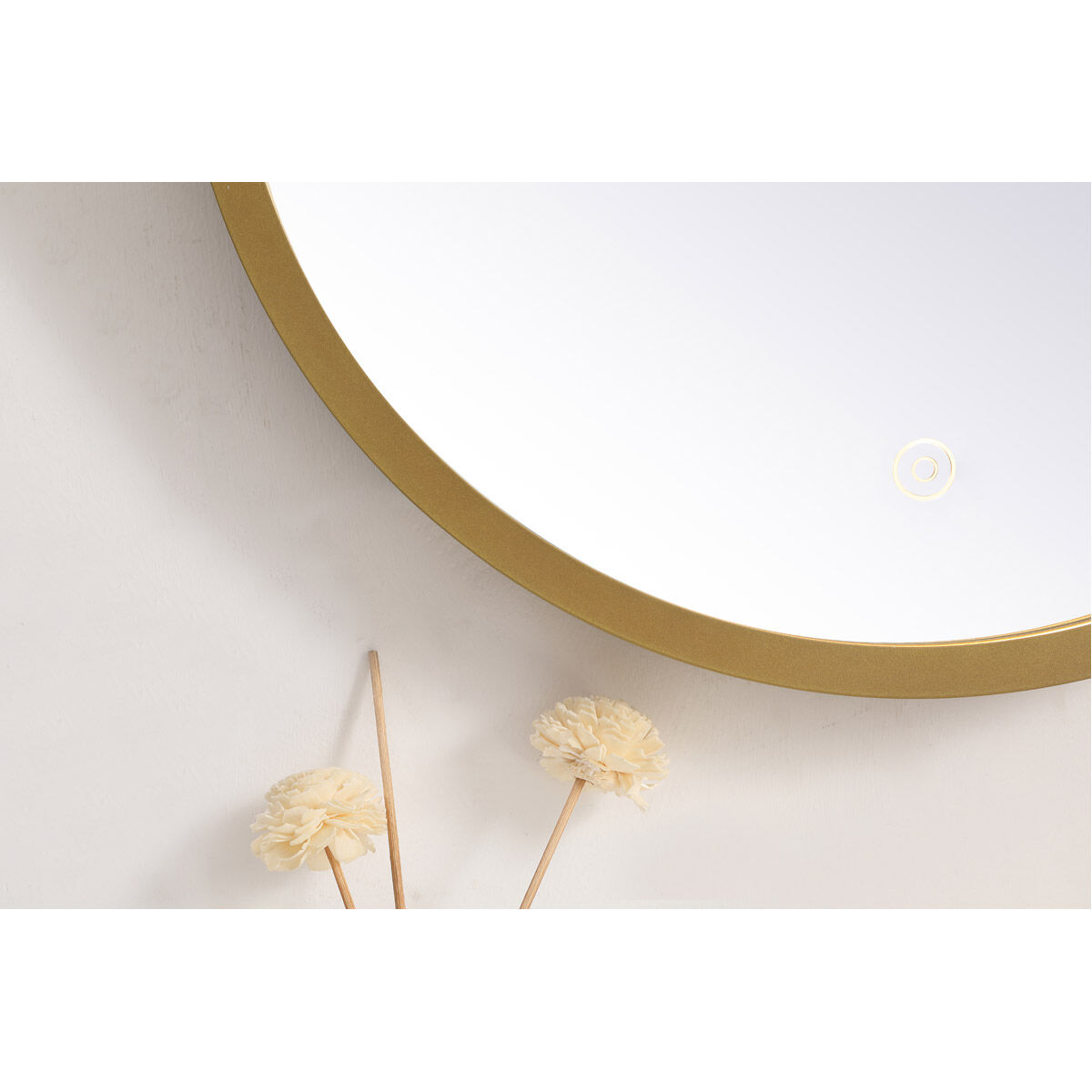 Pier 18 X 18 inch Brass LED Mirror