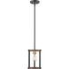 Kirkland 1 Light 7 inch Rustic Mahogany Pendant Ceiling Light