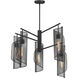 Hillbourne 5 Light 28 inch Matte Black Chandelier Ceiling Light