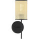 Bohemian 1 Light 4.75 inch Matte Black Wall Sconce Wall Light