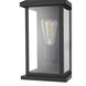 Neil 1 Light 14 inch Black Outdoor Wall Sconce