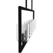 Kerrison 6 Light 48 inch Natural Black Iron Linear Chandelier Ceiling Light