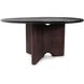 Bollack 60 X 30 inch Brown and Black Tray Dining Table