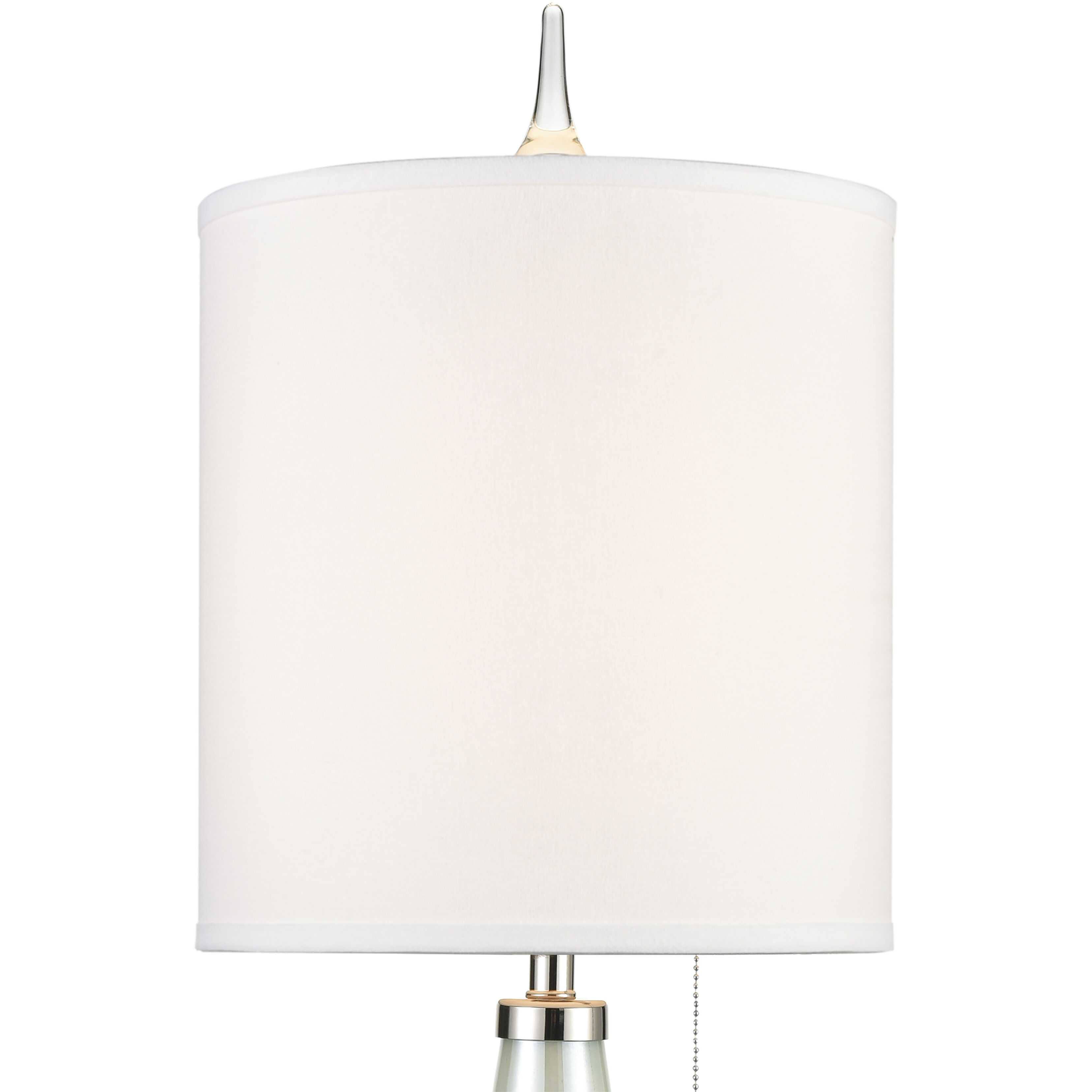 Confection 41 inch 100 watt Seafoam Blue with Polished Nickel Table Lamp Portable Light