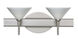 Kona 2 Light 15 inch Satin Nickel Vanity Lighting Wall Light in Halogen