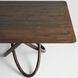 Elo 86.5 X 43.25 inch Dark Brown and Natural Dining Table