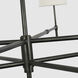 Thomas O'Brien Bryant LED 60 inch Bronze Two Tier Chandelier Ceiling Light, Grande