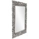 Barcelona 46 X 32 inch Glossy Nickel Wall Mirror
